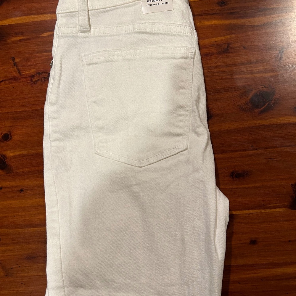 Lucky Brand Bridget High Rise Skinny Jeans in white